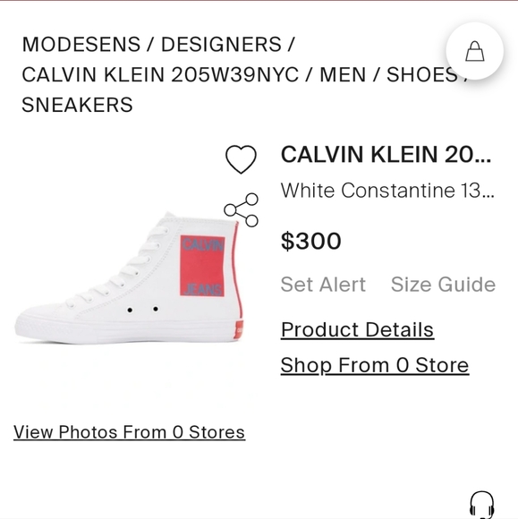 Calvin Klein Constantine 135 High-Top Sneakers - Picture 13 of 15